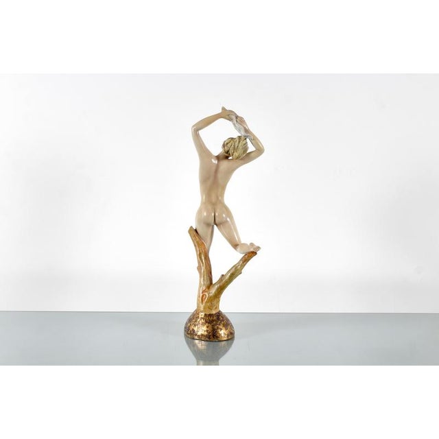 Mid-Century Hand-Painted Ceramic Sculpture from Ormac, Italy, 1940s-1950s For Sale - Image 4 of 13