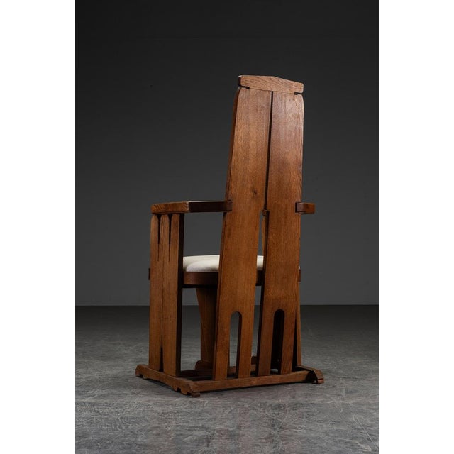 Wood Art Deco Chair, 1920s For Sale - Image 7 of 18