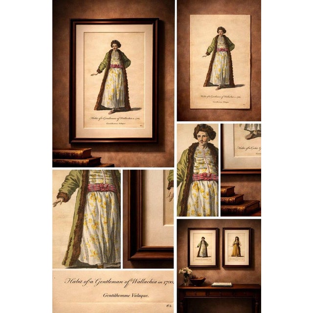 Jefferys, Costume of a Gentleman of Wallachia, Engraving, 1749 For Sale - Image 6 of 9