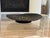 Antique English Chinoiserie Black Papier-Maché Scalloped Edge Pedestal Dish / Decorative Wall Plate For Sale - Image 10 of 17