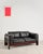 Gavina Bastiano Two-Seater Sofa in Mahogany and Black Leather by Afra and Tobia Scarpa for Gavina, Italy, 1960s For Sale - Image 4 of 18