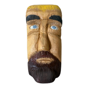 Sculpture - Wood Carved Folk Art by Jules P. Spada