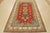 Tribal Kazak Rug 6’9” X 9’11” Red Wool Tribal Hand-Knotted Oriental Carpet For Sale - Image 3 of 12