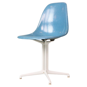 Blue Fiberglass La Fonda Chair by Charles & Ray Eames for Herman Miller, 1960