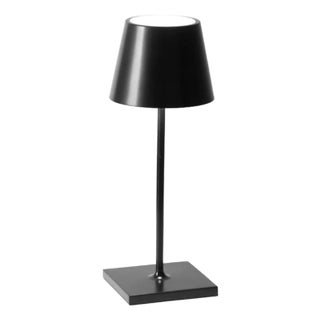 Zafferano Poldina Pro Mini Cordless Lamp in Black For Sale