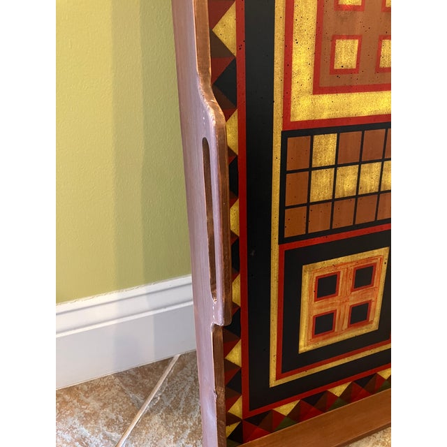 Maitland-Smith Style Decorative Game Board Tray For Sale In New York - Image 6 of 8