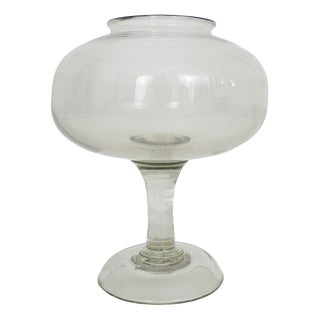 Antique Blown Glass Leech Jar, 1800s For Sale