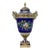 Magnificent Sevres Capped Vase. Marked 1777. 18th C Beau Bleu Ground With Gilt. For Sale