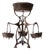 19th Century French Art Nouveau Bronze Centerpiece by Montaguelli For Sale