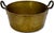 Very Large Mid 1800s Antique Heavy Brass & Hand Wrought Iron Hearth or Stove Top Cooking Pot 18 Inches Long! For Sale - Image 4 of 18