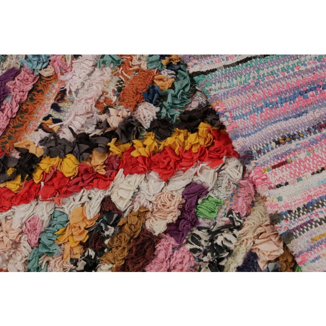 Textile 1950s Azilal Moroccan Runner Rug With Polychromatic Patterns by Rug & Kilim For Sale - Image 7 of 7