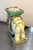 1960s-70s painted pottery elephant statue/figurine. Excellent condition.