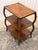 Late 20th Century Henredon Acquisition Three Tier Side Table Solid Mahogany and Crushed Bamboo For Sale - Image 9 of 11