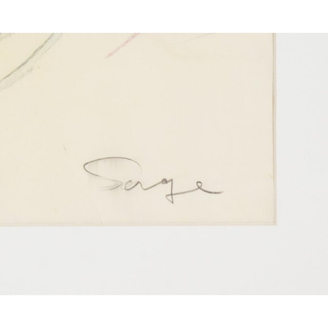Abstract Mixed Media Painting by Walter Sorge For Sale - Image 9 of 14