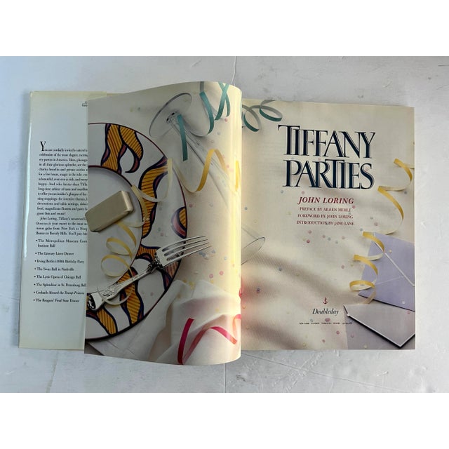 アート作品集  TIFFANY    PARTIES Tiffany Parties, by John Loring, Doubleday, 1989, 1st