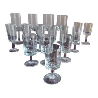 Vintage Ichendorf Regulus Crystal Wine Glasses (16) For Sale