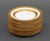 Set of Twelve Ovington Brothers Gilt Encrusted Porcelain Bread Plates, each marked "England / Ovington Brothers" to...