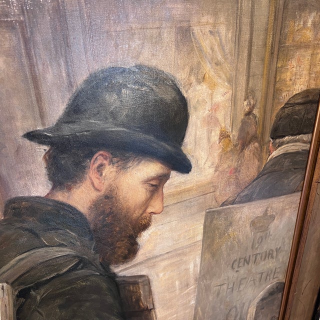 Felix Moscheles, Our Slaves Monumental Victorian Social, 1890s, Oil Painting on Canvas, Framed For Sale - Image 4 of 12