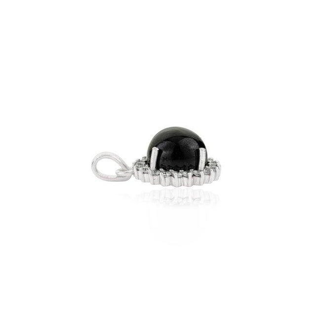 Contemporary Artisan Crafted 7.91 Ct Black Star Pendant in 925 Silver For Sale - Image 3 of 13
