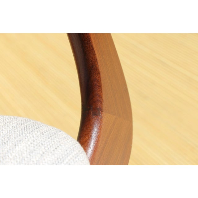 Set of Six Mid Century Modern Dining Chairs by Louis Van Teeffelen for Wébé For Sale - Image 10 of 12