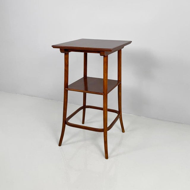 Art Deco Italian Square Wooden Pedestal, 1920s For Sale - Image 15 of 15