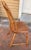 Wood Early 19th Century Antique Step Down Windsor Side Chair With Shaped Crest For Sale - Image 7 of 8