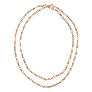 1970s Cartier Link Chain Long Necklace For Sale