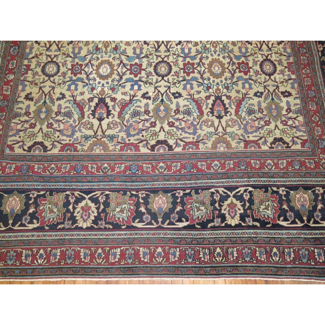 Late 19th Century Antique Persian Doroksh Carpet For Sale - Image 4 of 18