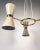 Gold Scandinavian Chandelier by Alf Svensson for Bergboms, 1950s. For Sale - Image 8 of 13