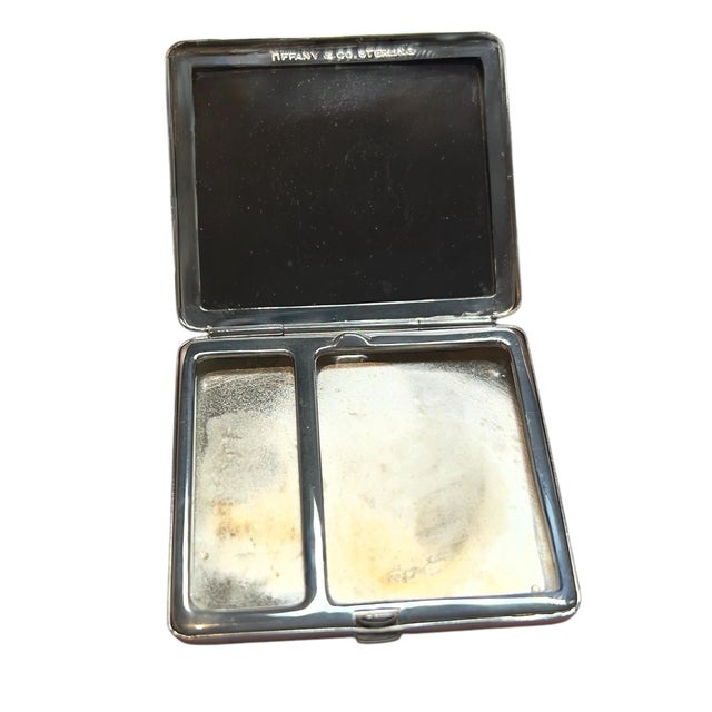 Metal 1990s Tiffany & Co. Sterling Silver Compact Mirror For Sale - Image 7 of 10