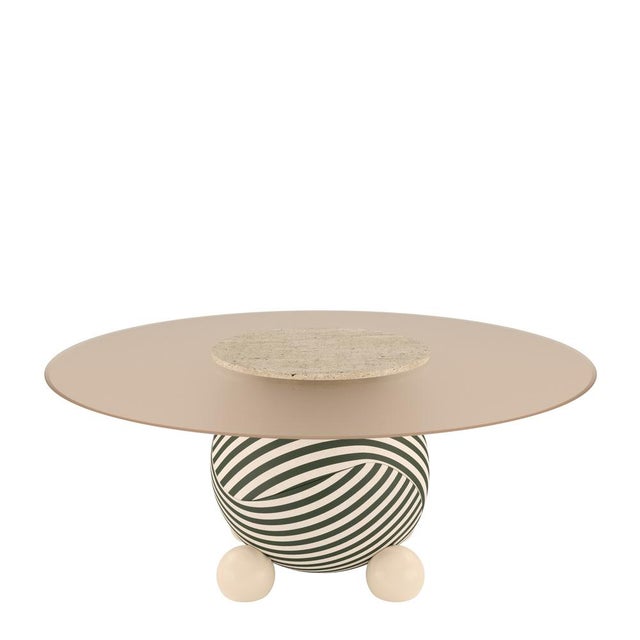 Contemporary Circulus Dining Table by Malabar For Sale - Image 3 of 13