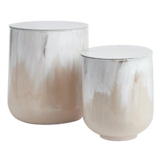 Santos Storage Tables, Set Of 2 For Sale