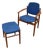 Mid Century Modern Danish Teak Model 203 Armchair + Ottoman by Arne Vodder for France & Daverkosen, C. 1960's For Sale