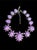 2014 Oscar De La Renta Necklace Pink Runway Bold Crystal Resin Gripoix Style Floral Flowers Spring Collar Zvollier For Sale In Los Angeles - Image 6 of 13