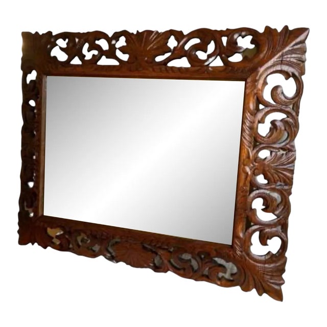 French Carved Mirror For Sale