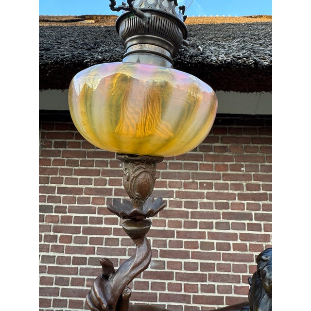 19th C Auguste Moreau Art Nouveau Metal Sculpture For Sale - Image 16 of 18