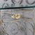 Vintage LaBarge Silver & Gilt Metal Floral & Foliage Glass Top Pier Table With Mirror 20thC Measures - Overall 99" x 54...