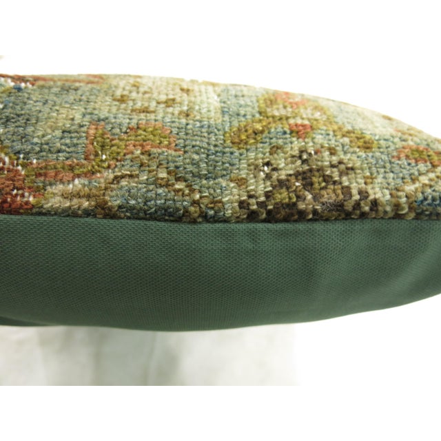 Antique Zabihi Collection Persian Rug Pillow For Sale - Image 4 of 4