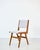 1970s Vintage Wooden Chair with Grey Upholstery, 1970s For Sale - Image 5 of 5
