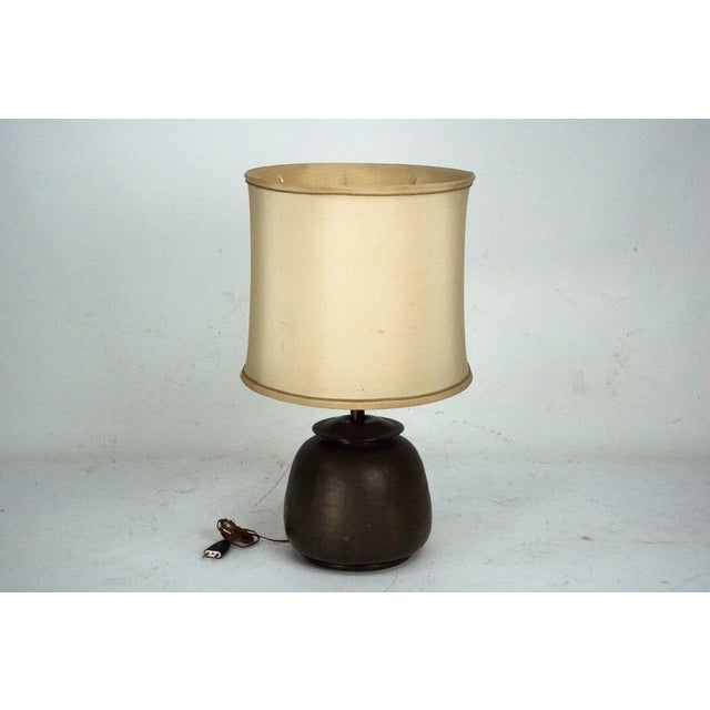 Mid-Century Modern Italian Brass Table Lamp, 1960s For Sale - Image 6 of 12