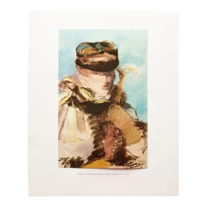 1950s After Edouard Manet "Mery Laurent in a Veil", First Edition Swiss Full-Color Print