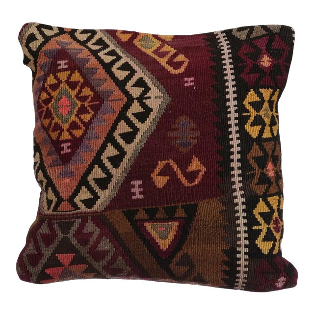 Handmade Kilim Pillow Cover For Sale