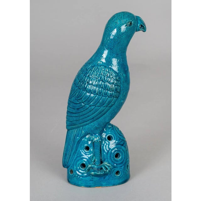Chinese Turquoise Parrot, Circa 1800 For Sale In Boston - Image 6 of 9