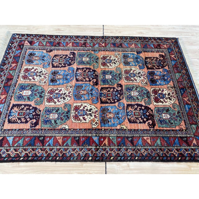 Vintage Serab Wool Rug, Boteh Design For Sale - Image 6 of 9