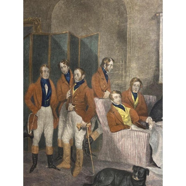 Francis Grant, The Melton Breakfast, 1839, Engraving, Framed For Sale - Image 3 of 10