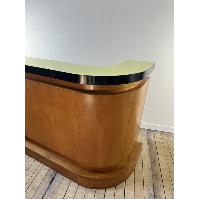Vintage Bar in Oak Veneer with Formica Top, 1950s For Sale - Image 9 of 16