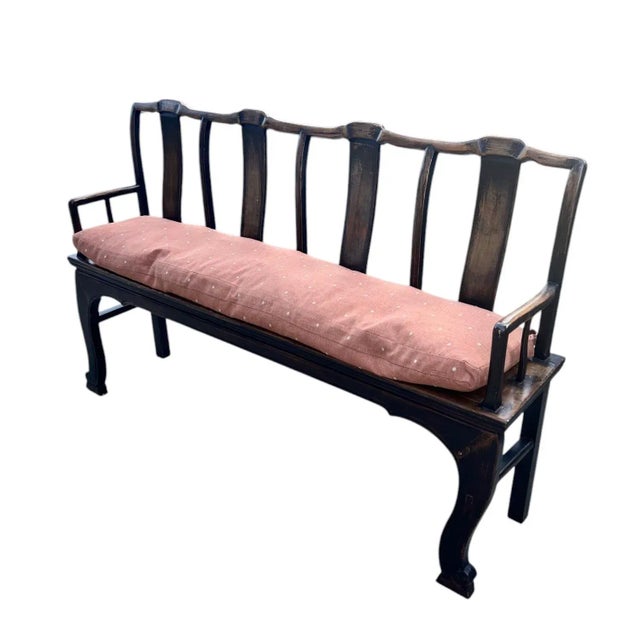 Rare find—longer than most antique Chinese benches, ideal as a statement piece in an entryway or at the foot of a bed....