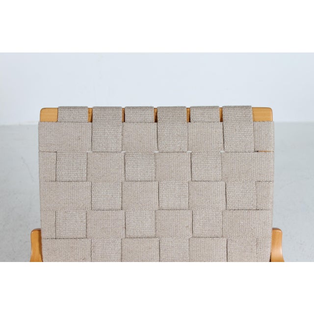 Vintage Eva Lounge Chairs in Beech with Webbing by Bruno Mathsson for Dux, 1970s, Set of 2 For Sale - Image 11 of 17