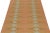 Mid-Century Modern Rug & Kilim’s Scandinavian Style kilim in Orange, Gold & Blue Geometric Pattern - 9x12 For Sale - Image 3 of 7