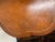 Brown 20th Century Vintage Leather Top Mahogany Clover Leaf Shaped Spider Leg Side Table For Sale - Image 8 of 8